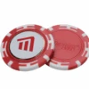 Masters Poker Chip &amp; Magnetic Ball Marker - Black