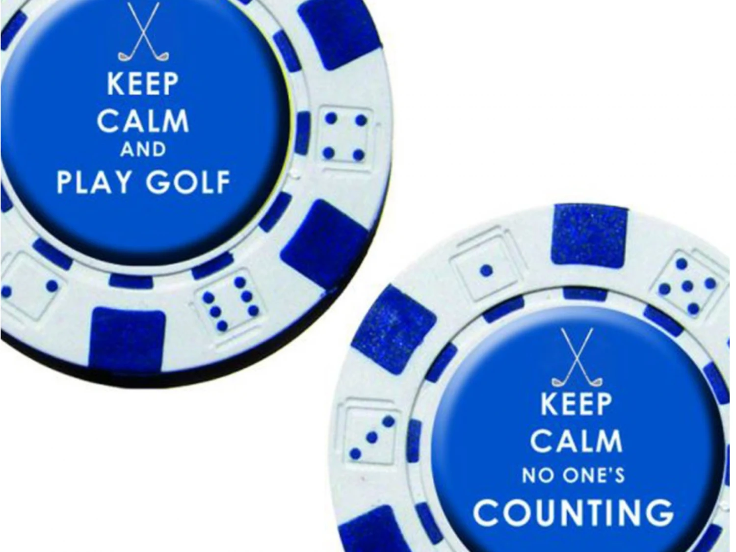 Keep Calm Poker Chip Markers - 2 Pack 1 Keep Calm Poker Chip Markers - 2 Pack