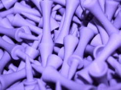 Longridge Plastic Castle Tees Purple 39Mm - 1000 Pack