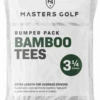 Masters Bamboo 3 1/4 White Tees X 1000