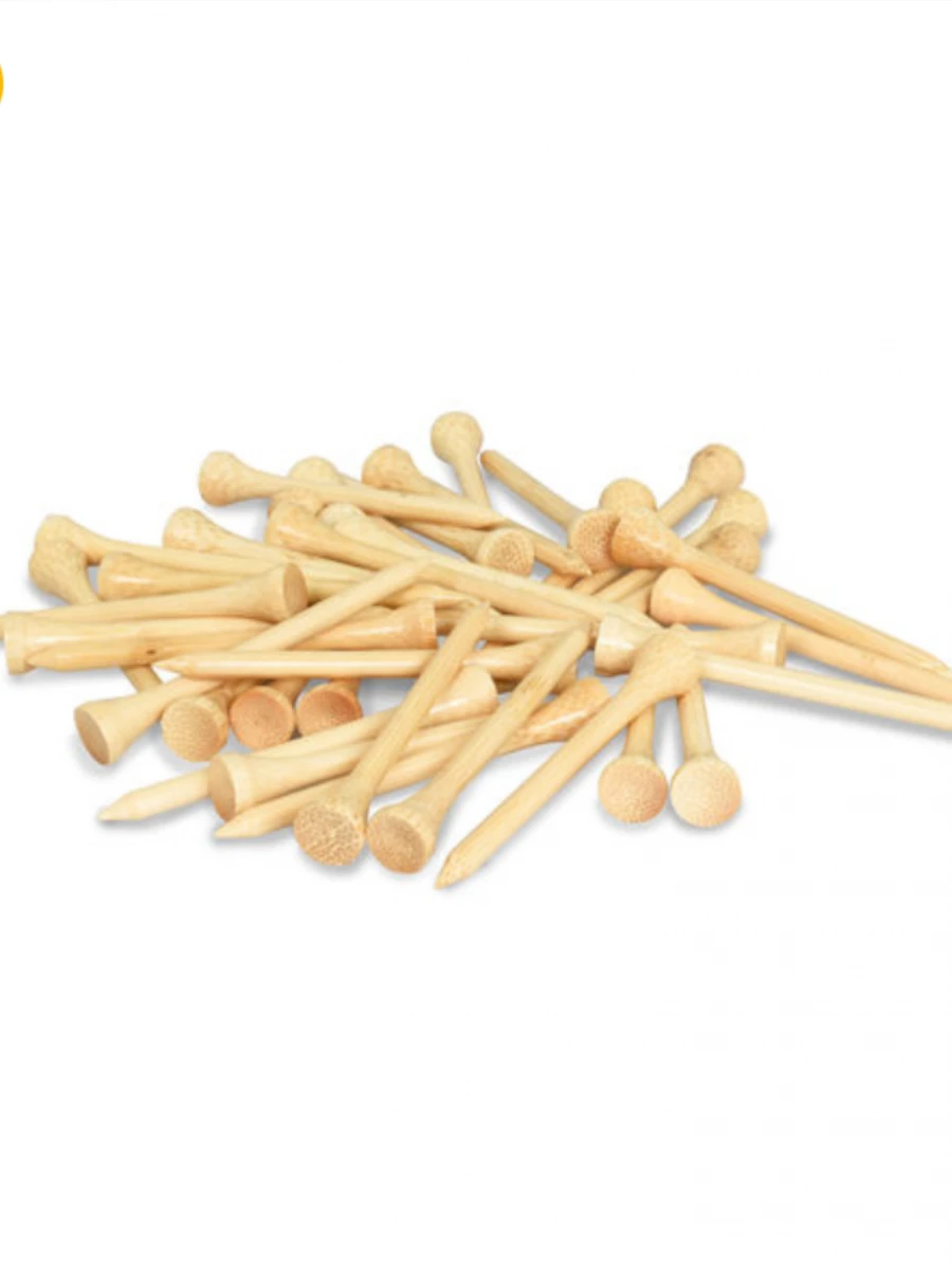 Green Tee - Bamboo 2 3/4 Natural Tees 40 Pack 2 Green Tee - Bamboo 2 3/4 Natural Tees 40 Pack - Image 2