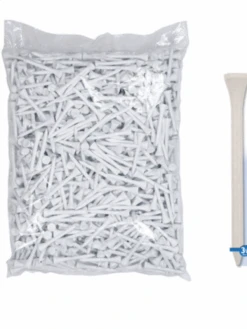 Masters 3 1/4 White Wooden Tees X 1000